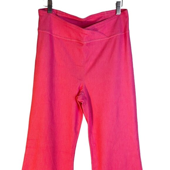 HALARA Crossover High Waisted Back Pocket Wide Leg Yoga Pants Size Large - Picture 3 of 7